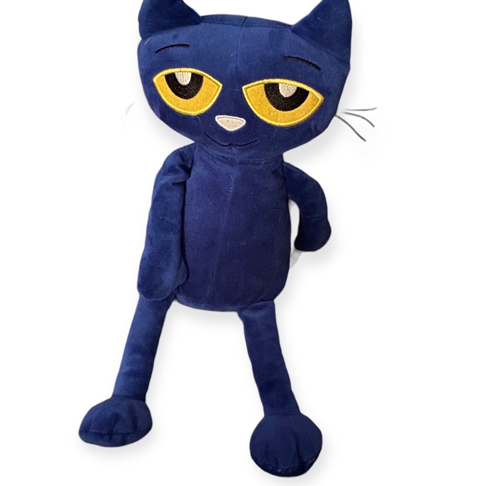 Pete The Cat Plush Blue‎ With Yellow Black Eyes 12” Kohl’s Care With Heart